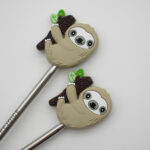 Knitting Margot stitch stoppers - slots beige