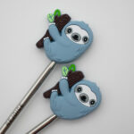 Knitting Margot stitch stoppers - slots blue