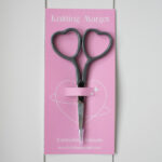 Knitting Margot nůžky – heart – grey