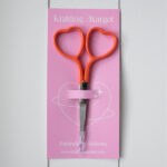 Knitting Margot nůžky – heart – orange