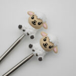 Knitting Margot stitch stoppers - sheeps white 2.0