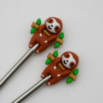 Knitting Margot stitch stoppers - slots